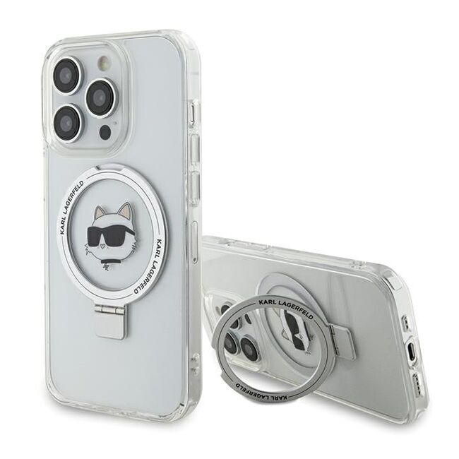 Husa premium pentru  iPhone 15 Pro Max Karl Lagerfeld compatibila Magsafe - Gi inchis