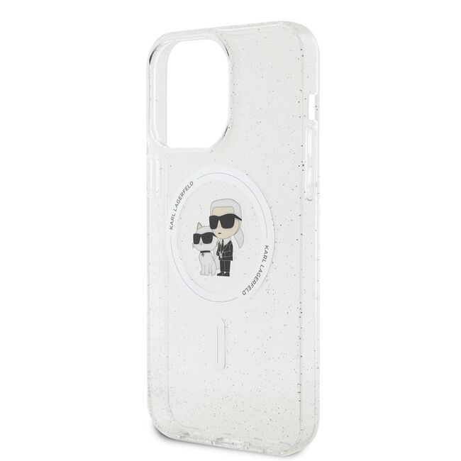 Husa premium pentru  iPhone 15 Pro Max Karl Lagerfeld compatibila Magsafe - Gri antracit