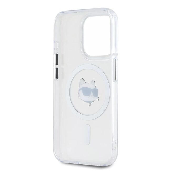 Husa premium pentru  iPhone 15 Pro Max Karl Lagerfeld compatibila Magsafe - Gri