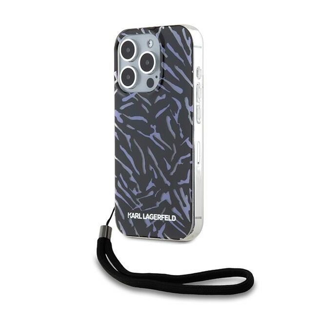 Husa premium pentru  iPhone 15 Pro Max Karl Lagerfeld superior quality - Gri antracit