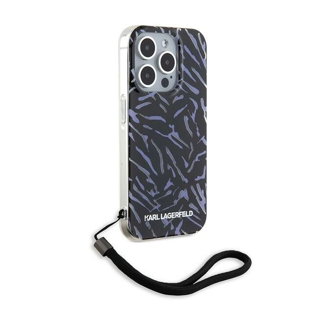 Husa premium pentru  iPhone 15 Pro Max Karl Lagerfeld superior quality - Gri antracit