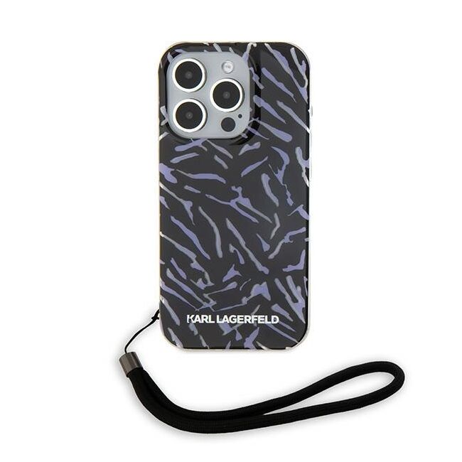 Husa premium pentru  iPhone 15 Pro Max Karl Lagerfeld superior quality - Gri antracit