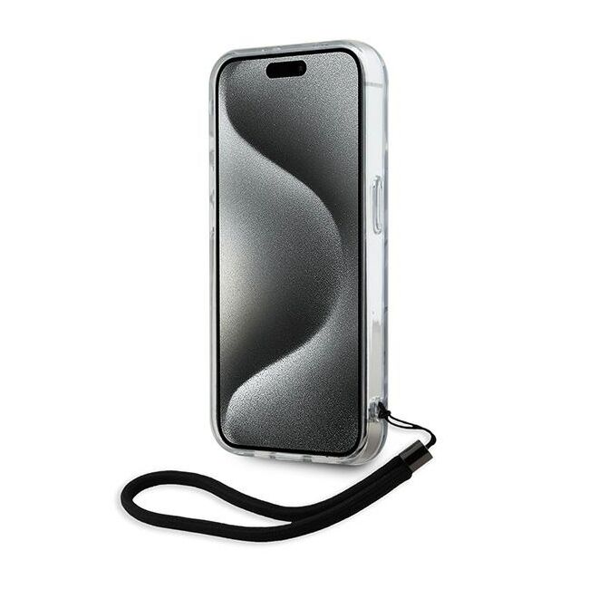 Husa premium pentru  iPhone 15 Pro Max Karl Lagerfeld superior quality - Gri antracit