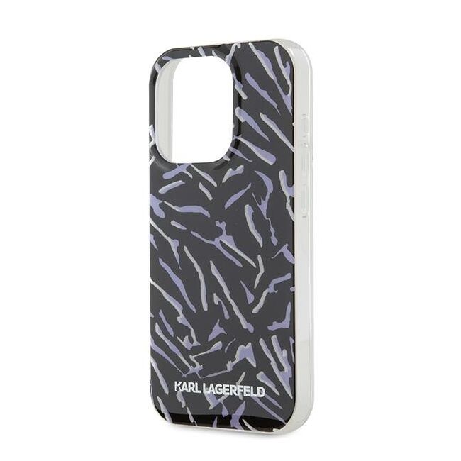 Husa premium pentru  iPhone 15 Pro Max Karl Lagerfeld superior quality - Gri antracit
