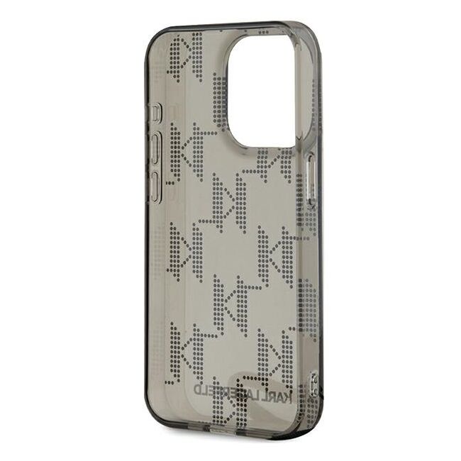 Husa premium pentru  iPhone 15 Pro Max Karl Lagerfeld superior quality - Gri inchis