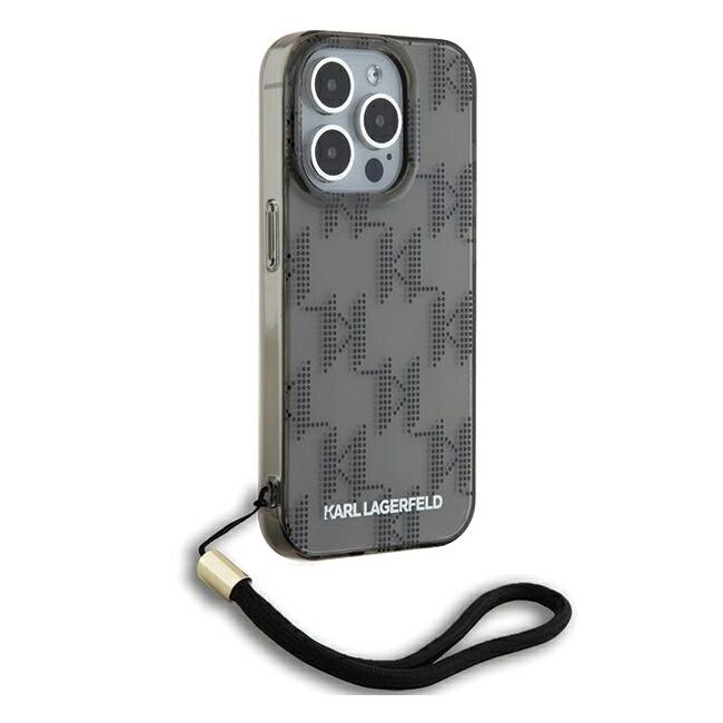 Husa premium pentru  iPhone 15 Pro Max Karl Lagerfeld superior quality - Gri inchis