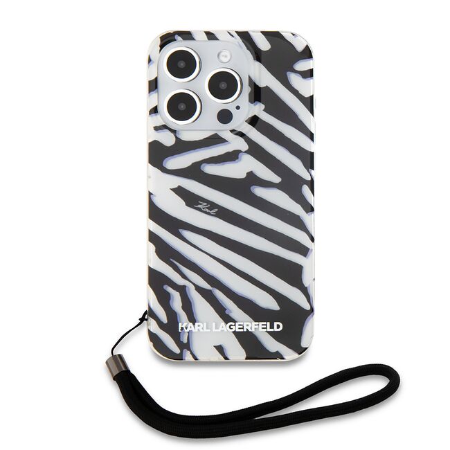 Husa premium pentru  iPhone 15 Pro Max Karl Lagerfeld superior quality - Gri