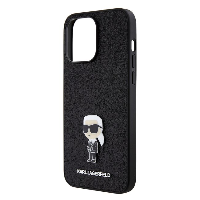 Husa premium pentru  iPhone 15 Pro Max Karl Lagerfeld superior quality - Negru denim