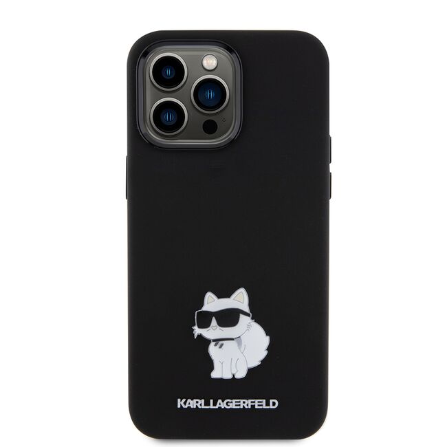 Husa premium pentru  iPhone 15 Pro Max Karl Lagerfeld superior quality - Negru denim