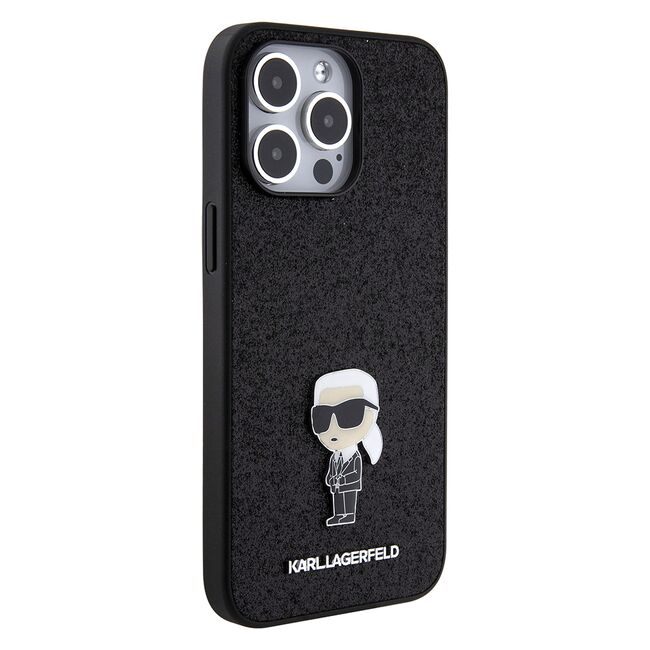 Husa premium pentru  iPhone 15 Pro Max Karl Lagerfeld superior quality - Negru denim