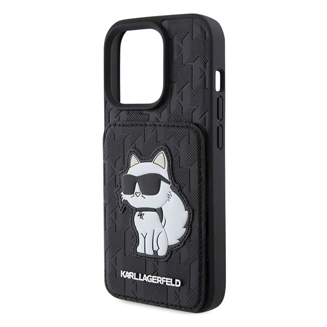 Husa premium pentru  iPhone 15 Pro Max Karl Lagerfeld superior quality - Negru intens