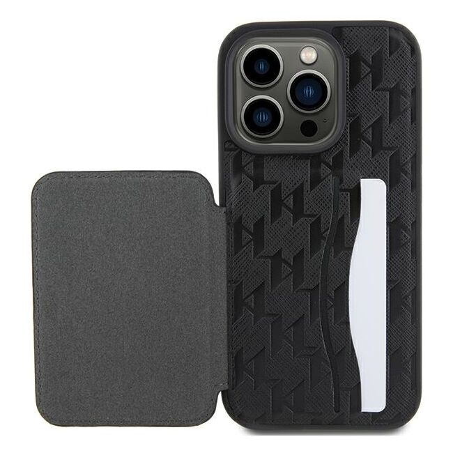 Husa premium pentru  iPhone 15 Pro Max Karl Lagerfeld superior quality - Negru intens