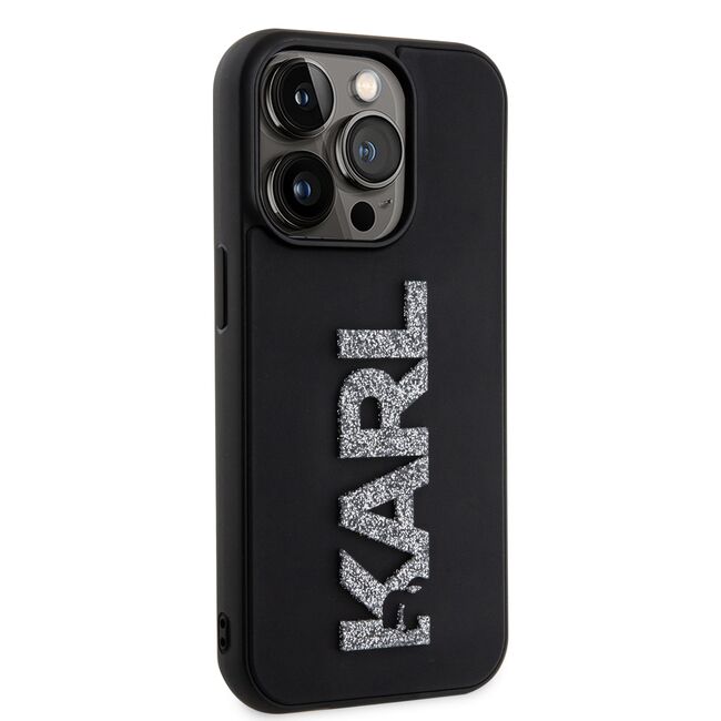 Husa premium pentru  iPhone 15 Pro Max Karl Lagerfeld superior quality - Negru intens