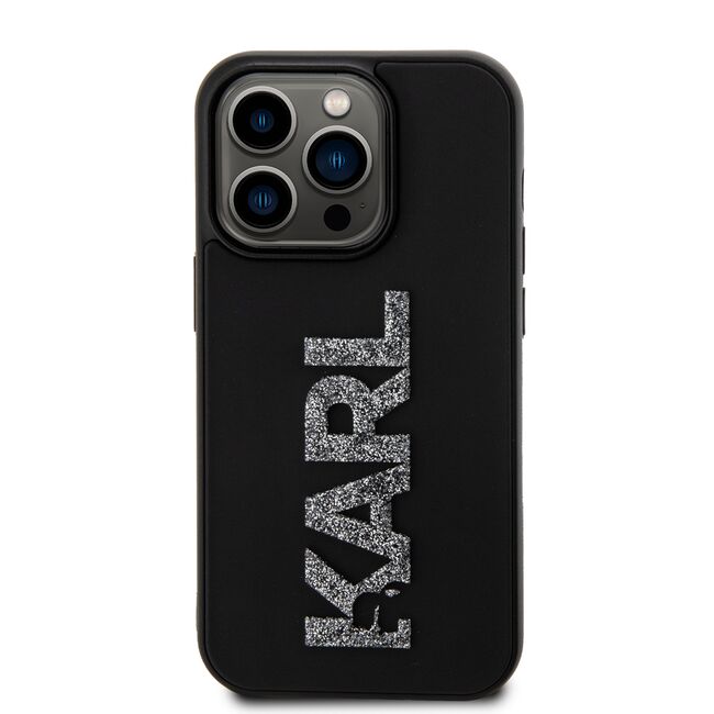 Husa premium pentru  iPhone 15 Pro Max Karl Lagerfeld superior quality - Negru intens