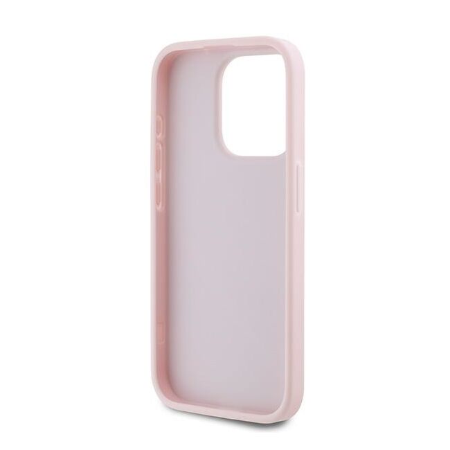 Husa premium pentru  iPhone 15 Pro Max Karl Lagerfeld superior quality - Roz neon