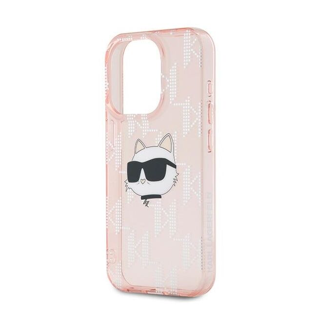 Husa premium pentru  iPhone 15 Pro Max Karl Lagerfeld superior quality - Roz