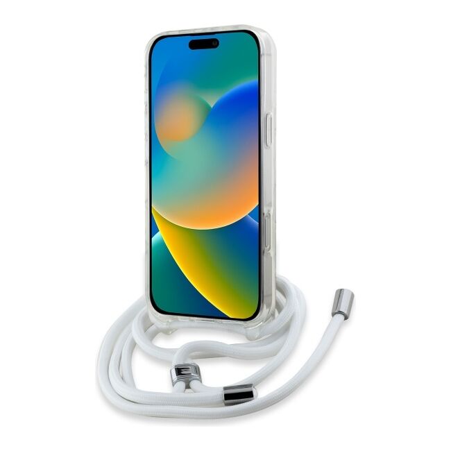 Husa premium pentru  iPhone 16 Karl Lagerfeld compatibila Magsafe - Transparent
