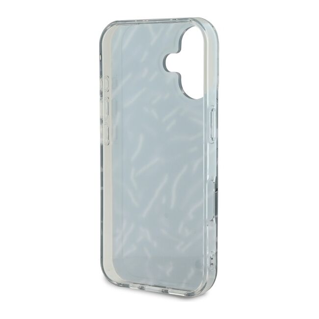 Husa premium pentru  iPhone 16 Plus Karl Lagerfeld superior quality - Gri
