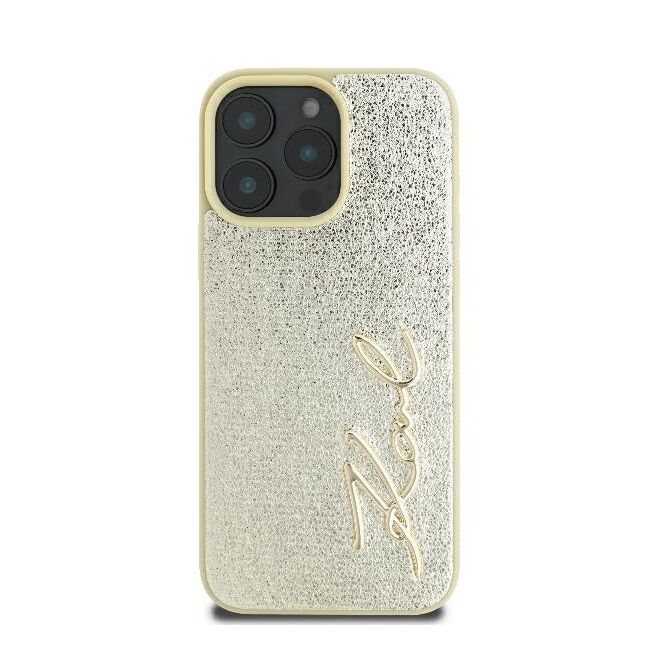 Husa premium pentru  iPhone 16 Pro Karl Lagerfeld superior quality - Bej