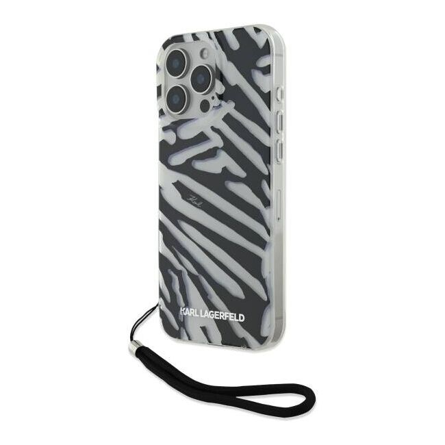 Husa premium pentru  iPhone 16 Pro Karl Lagerfeld superior quality - Gri