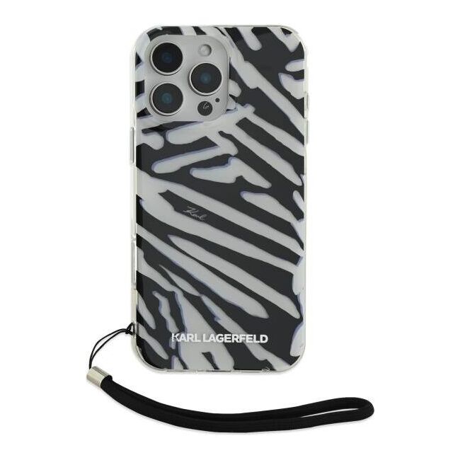 Husa premium pentru  iPhone 16 Pro Karl Lagerfeld superior quality - Gri