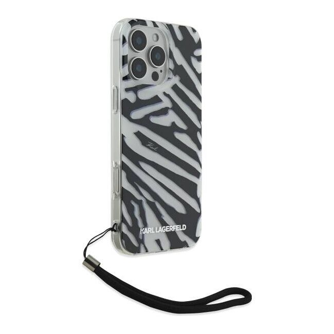 Husa premium pentru  iPhone 16 Pro Karl Lagerfeld superior quality - Gri