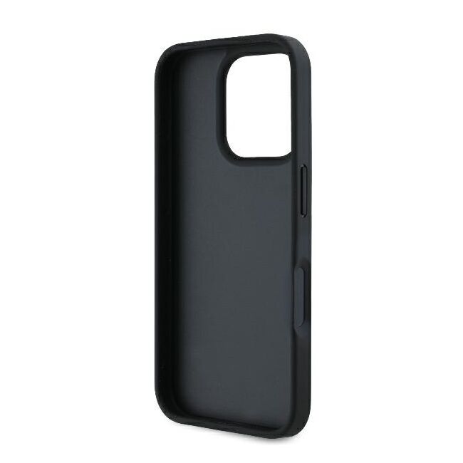 Husa premium pentru  iPhone 16 Pro Karl Lagerfeld superior quality - Negru havana