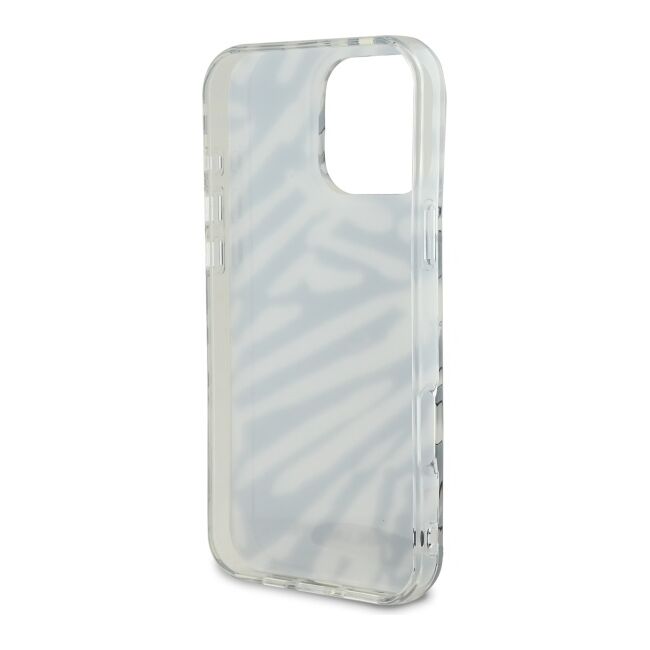 Husa premium pentru  iPhone 16 Pro Max Karl Lagerfeld superior quality - Argintiu