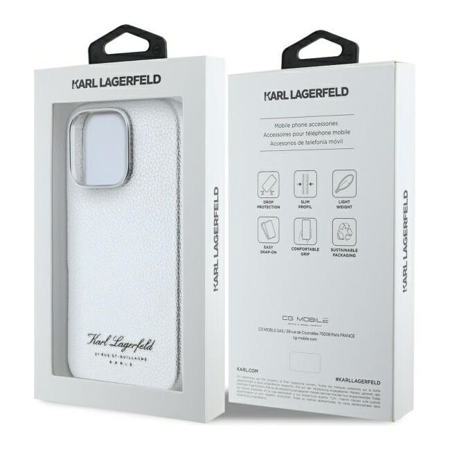 Husa premium pentru  iPhone 16 Pro Max Karl Lagerfeld superior quality - Clear