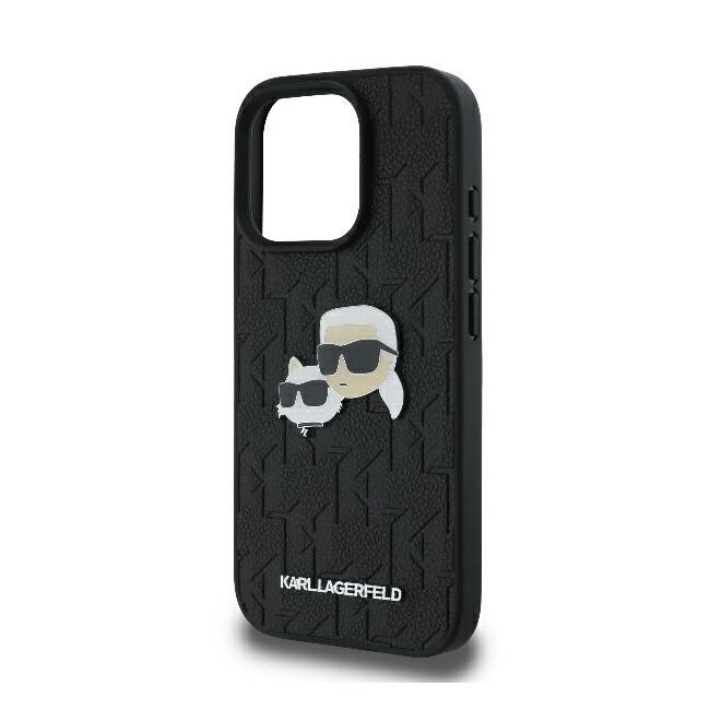 Husa premium pentru  iPhone 16 Pro Max Karl Lagerfeld superior quality - Negru Denim
