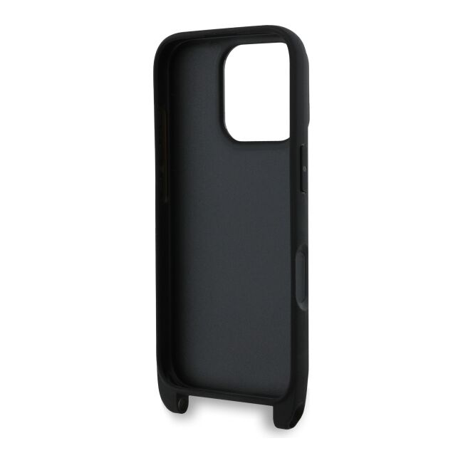Husa premium pentru  iPhone 16 Pro Max Karl Lagerfeld superior quality - Negru Denim