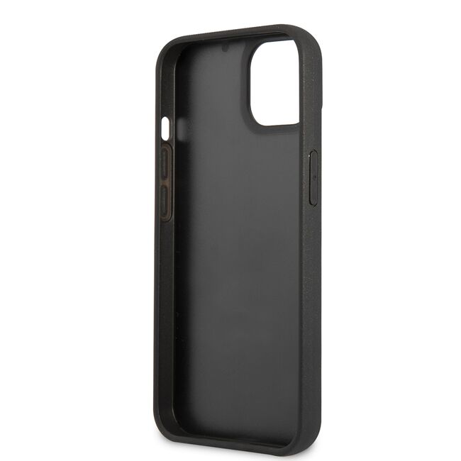 Husa premium pentru  iPhone 15 Plus Karl Lagerfeld superior quality - Negru mahagon