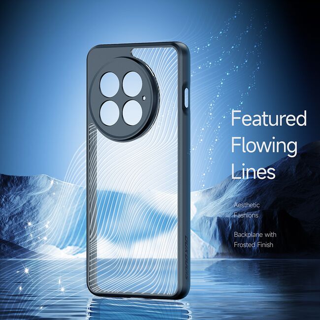Husa pentru  OnePlus 13 Flowing Lines Comfort Grip - transparent