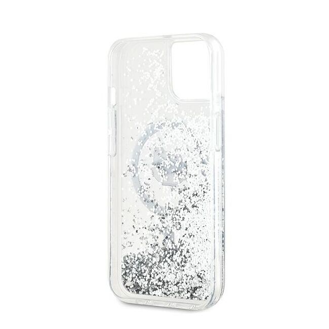 Husa premium pentru  iPhone 15 Plus Karl Lagerfeld compatibila Magsafe - Sclipici