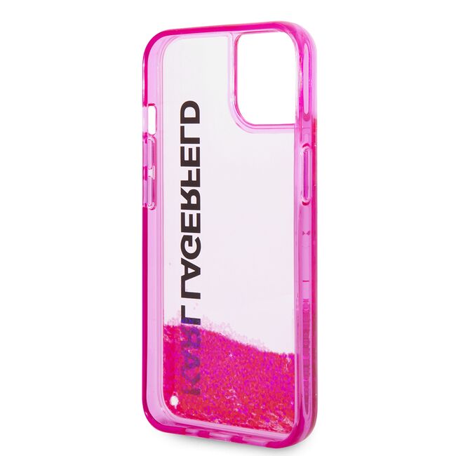 Husa premium pentru  iPhone 15 Plus Karl Lagerfeld superior quality - Fucsia