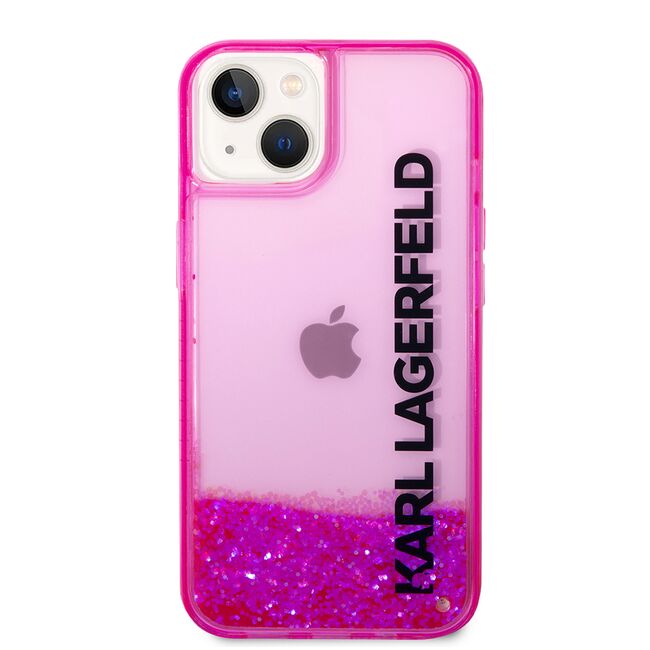 Husa premium pentru  iPhone 15 Plus Karl Lagerfeld superior quality - Fucsia