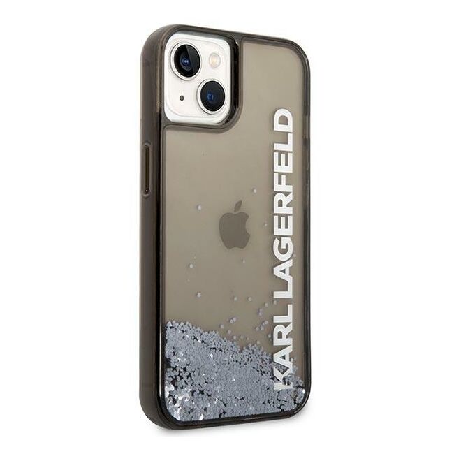 Husa premium pentru  iPhone 15 Plus Karl Lagerfeld superior quality - Gri antracit