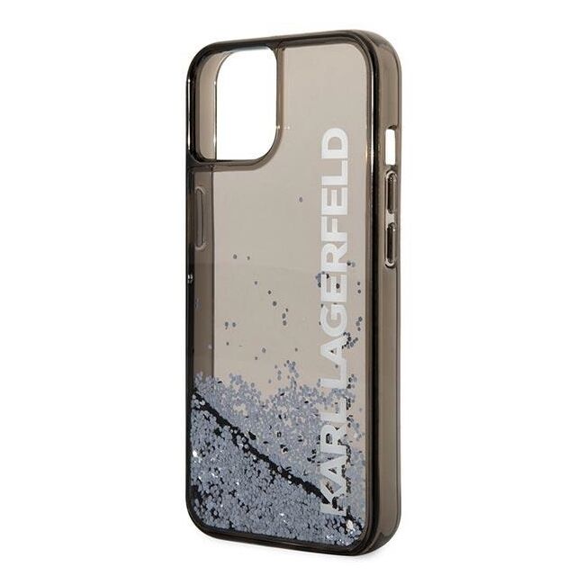 Husa premium pentru  iPhone 15 Plus Karl Lagerfeld superior quality - Gri antracit
