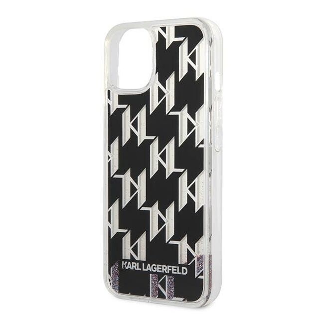 Husa premium pentru  iPhone 15 Plus Karl Lagerfeld superior quality - Gri carbune