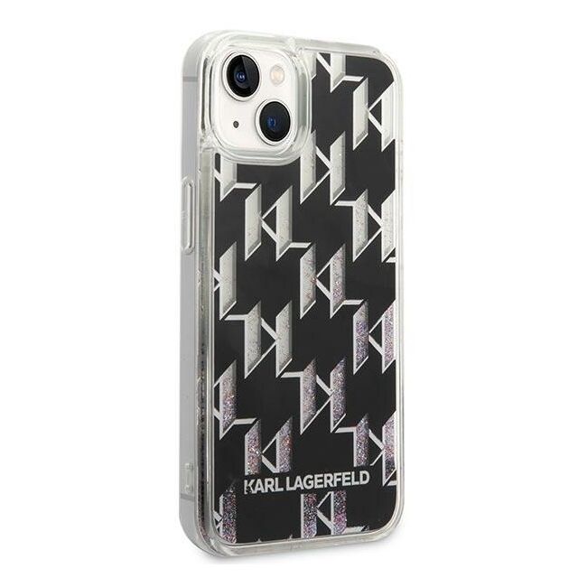 Husa premium pentru  iPhone 15 Plus Karl Lagerfeld superior quality - Gri carbune