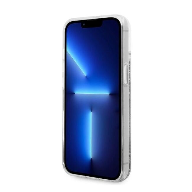 Husa premium pentru  iPhone 15 Plus Karl Lagerfeld superior quality - Gri deschis