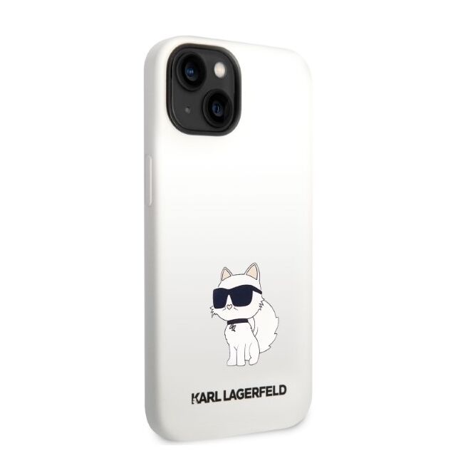 Husa premium pentru  iPhone 15 Plus Karl Lagerfeld superior quality - Gri