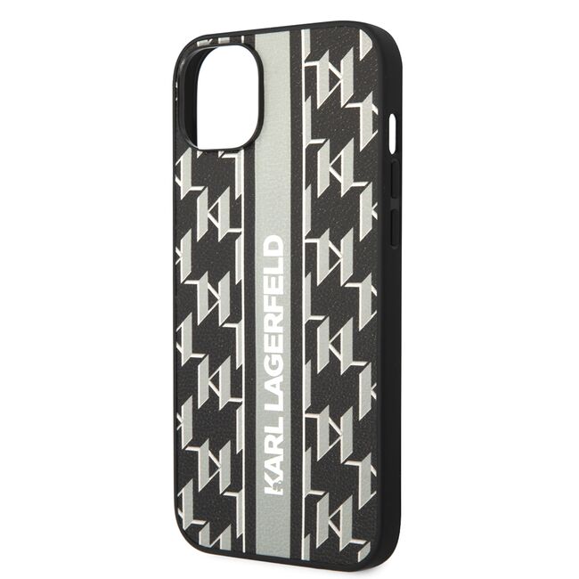 Husa premium pentru  iPhone 15 Plus Karl Lagerfeld superior quality - Maro inchis