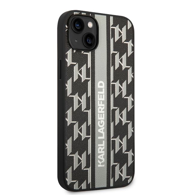 Husa premium pentru  iPhone 15 Plus Karl Lagerfeld superior quality - Maro inchis