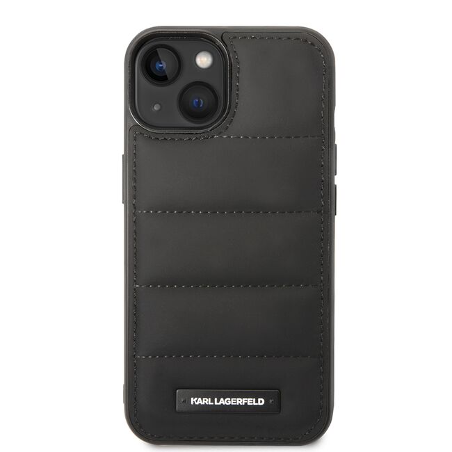 Husa premium pentru  iPhone 15 Plus Karl Lagerfeld superior quality - Negru 