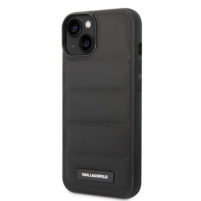 Husa premium pentru  iPhone 15 Plus Karl Lagerfeld superior quality - Negru 
