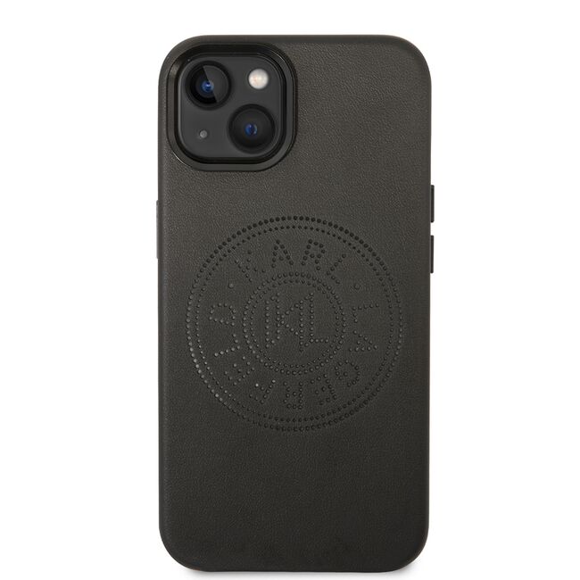 Husa premium pentru  iPhone 15 Plus Karl Lagerfeld superior quality - Negru carbon