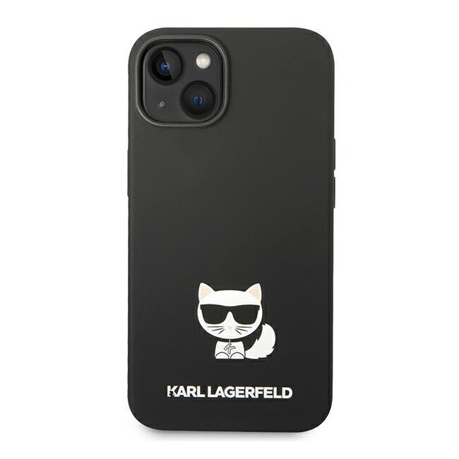 Husa premium pentru  iPhone 15 Plus Karl Lagerfeld superior quality - Negru darth vader