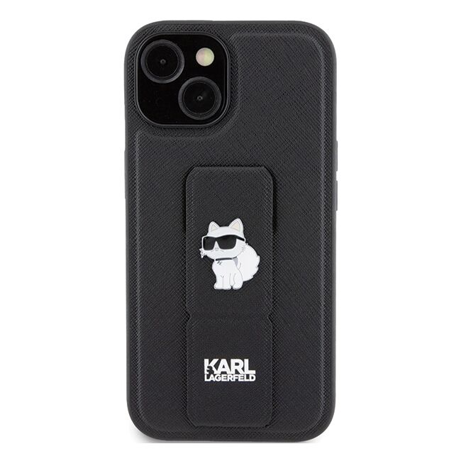 Husa premium pentru  iPhone 15 Plus Karl Lagerfeld superior quality - Negru darth vader