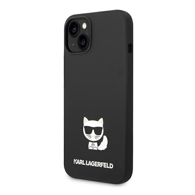 Husa premium pentru  iPhone 15 Plus Karl Lagerfeld superior quality - Negru darth vader
